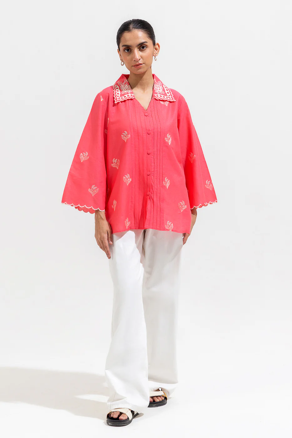 EMBROIDERED LAWN SHIRT (PRET) - Image 2