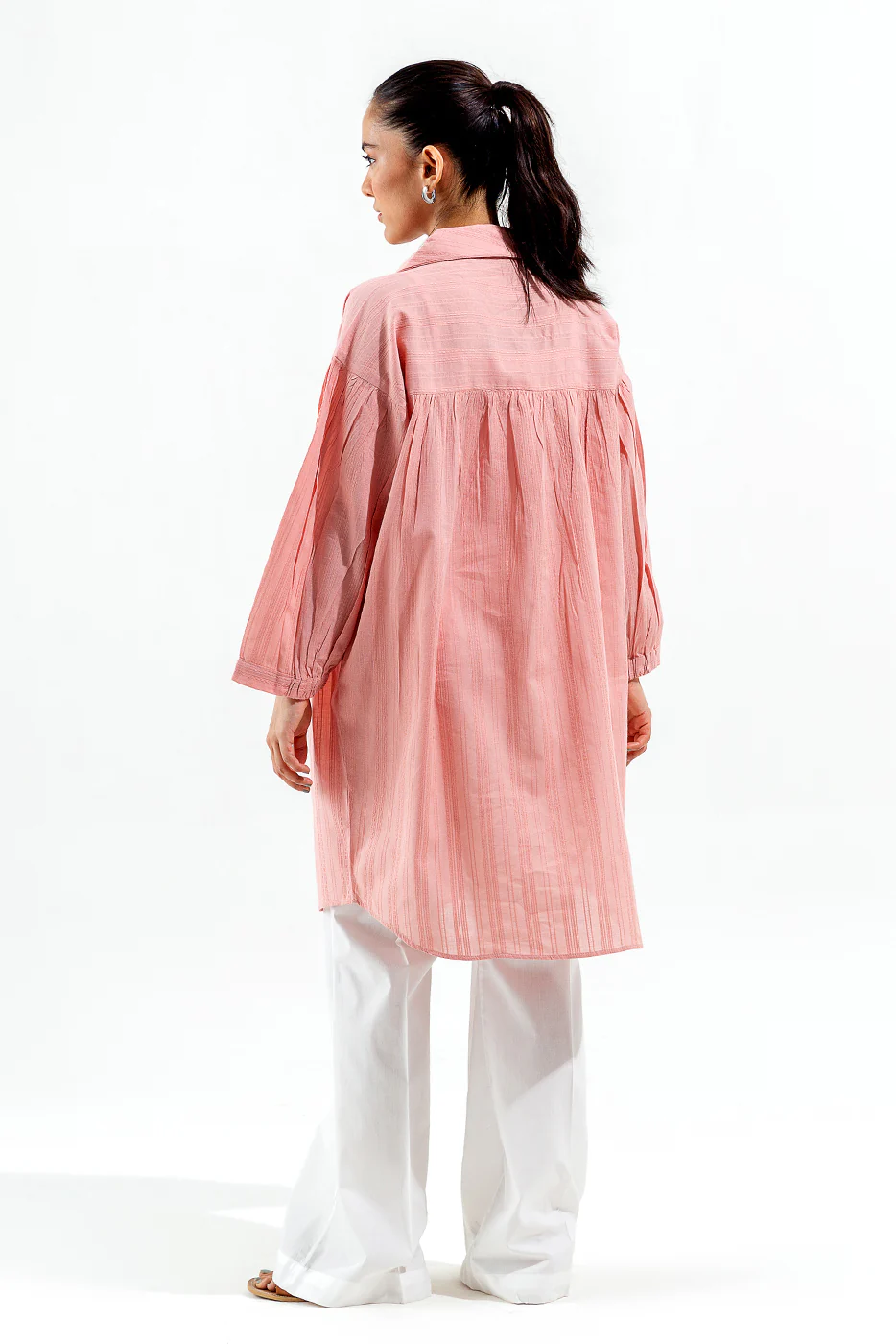 BASIC JACQUARD DOBBY SHIRT (PRET) - Image 4