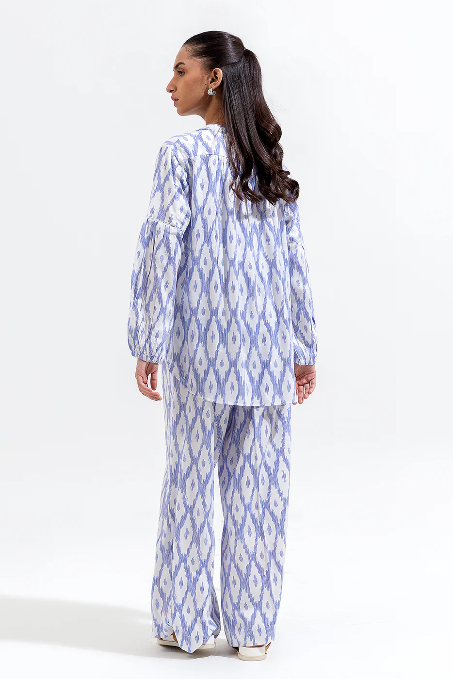 2 PIECE PRINTED VISCOSE SUIT (WESTERN) - Image 4