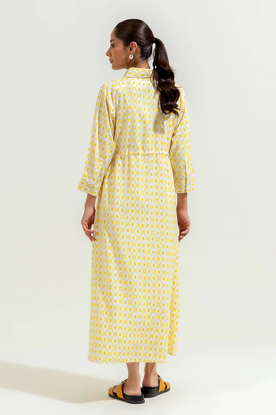 PRINTED LONG DRESS - Image 4