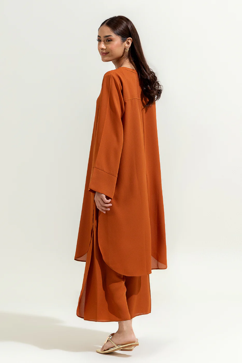 2 PIECE BASIC SILK SUIT (LUXURY-PRET) - Image 3