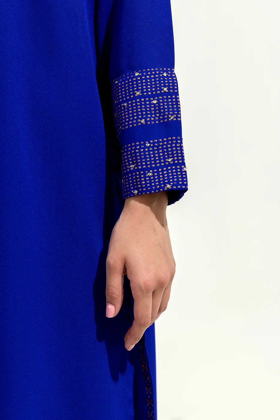 2 PIECE PRINTED SILK SUIT ( LUXURY PRET) - Image 5