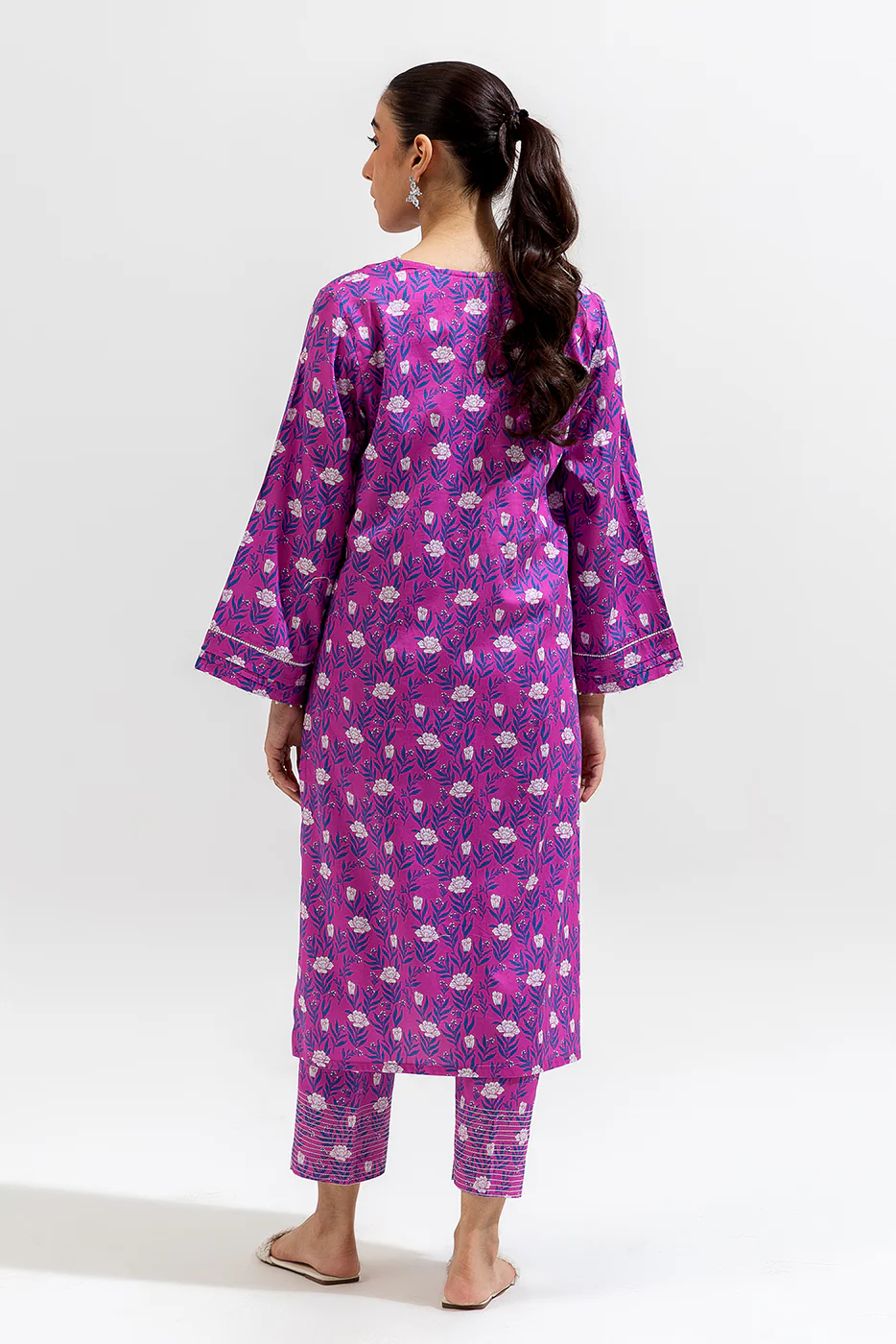 2 PIECE PRINTED PREMIUM LAWN SUIT (PRET) - Image 2