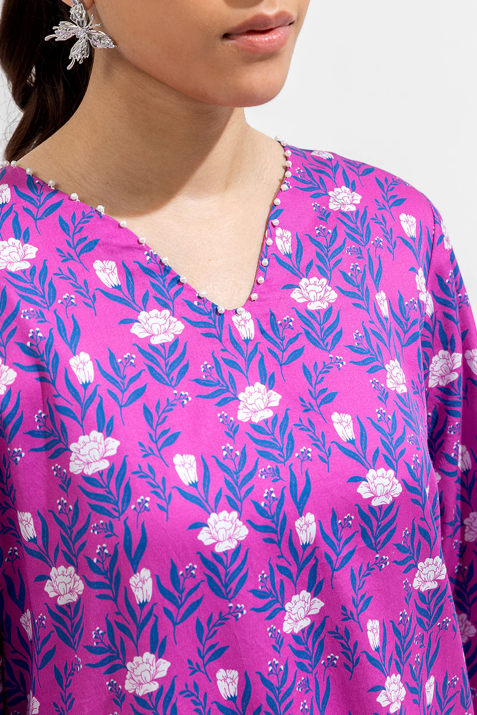 2 PIECE PRINTED PREMIUM LAWN SUIT (PRET) - Image 3