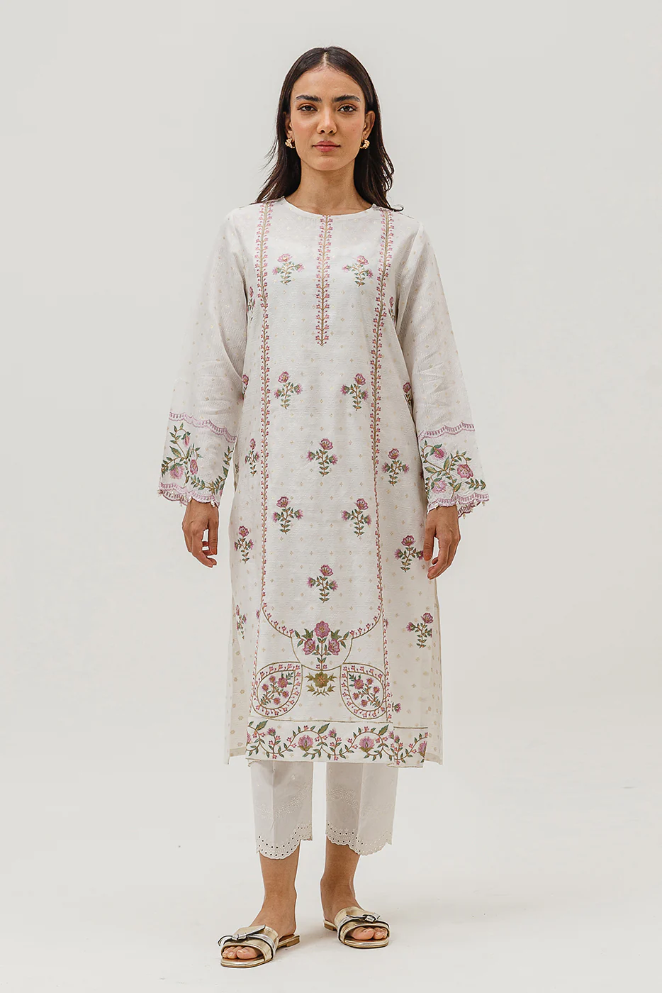 EMBROIDERED JACQUARD SHIRT (LUXURY-PRET) - Image 2