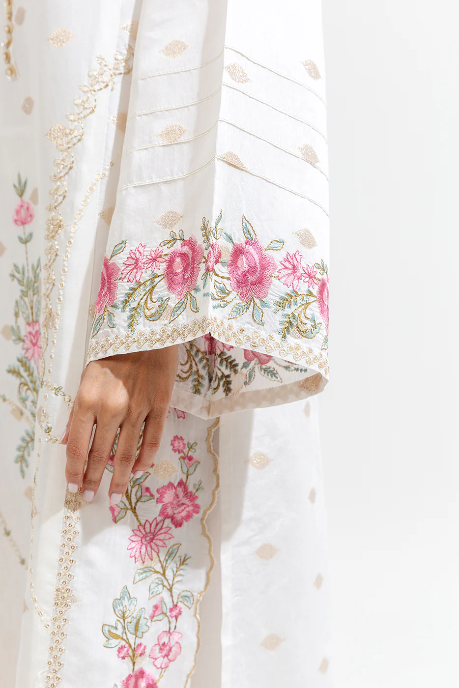 EMBROIDERED JACQUARD SHIRT (LUXURY-PRET) - Image 4