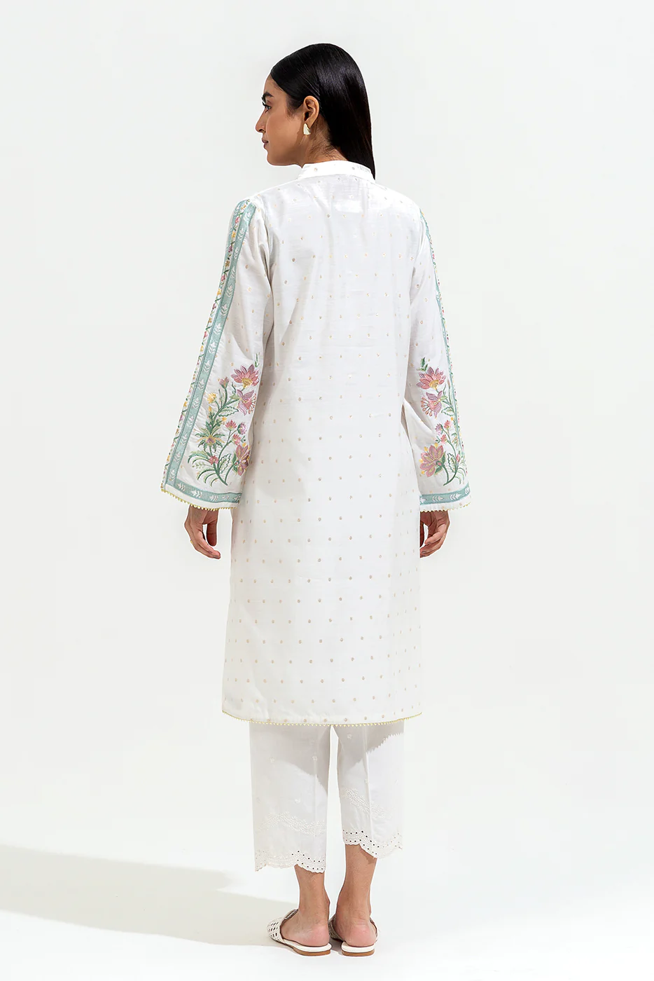 EMBROIDERED JACQUARD SHIRT (LUXURY-PRET) - Image 3