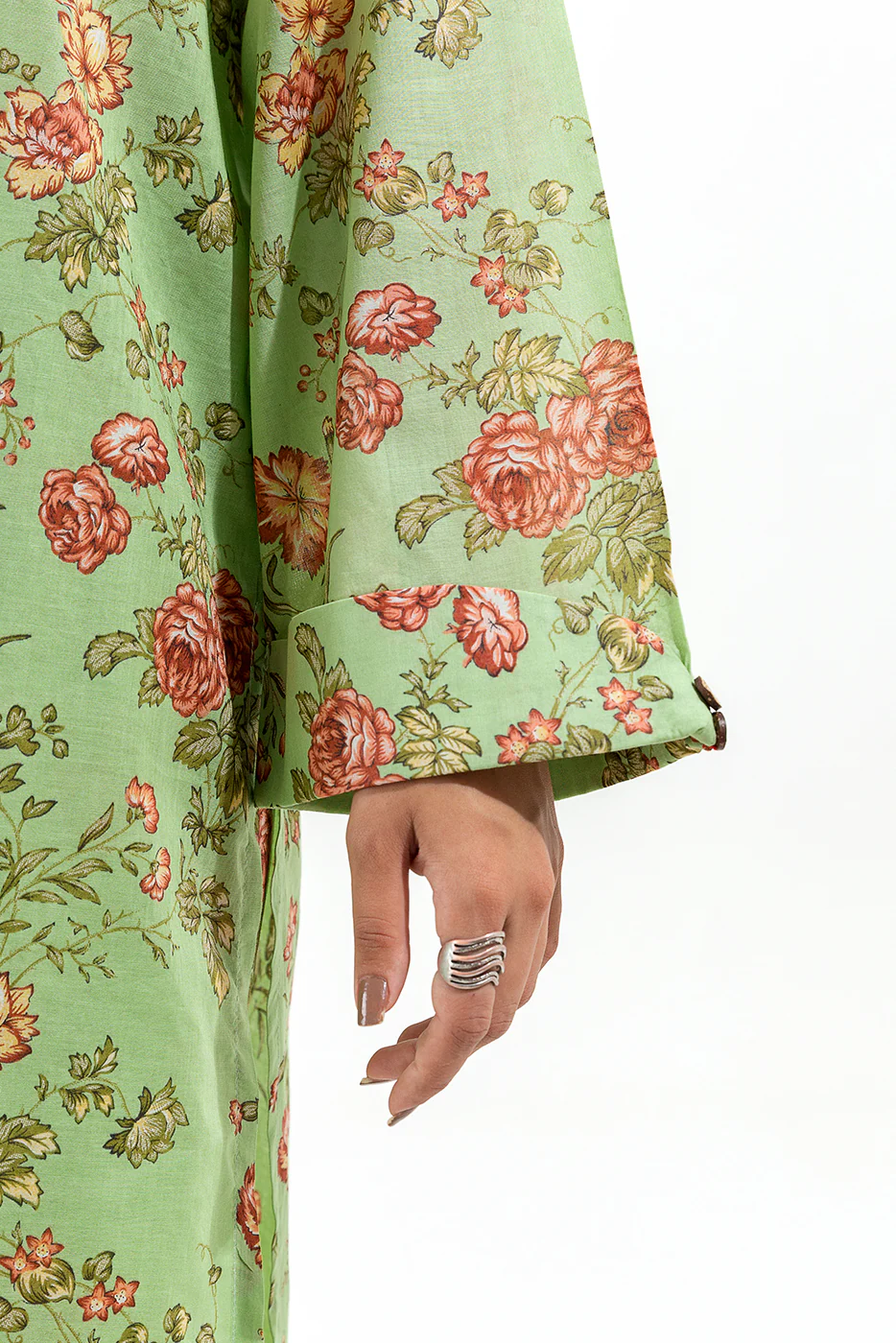 2 PIECE PRINTED LAWN SUIT (PRET) - Image 5