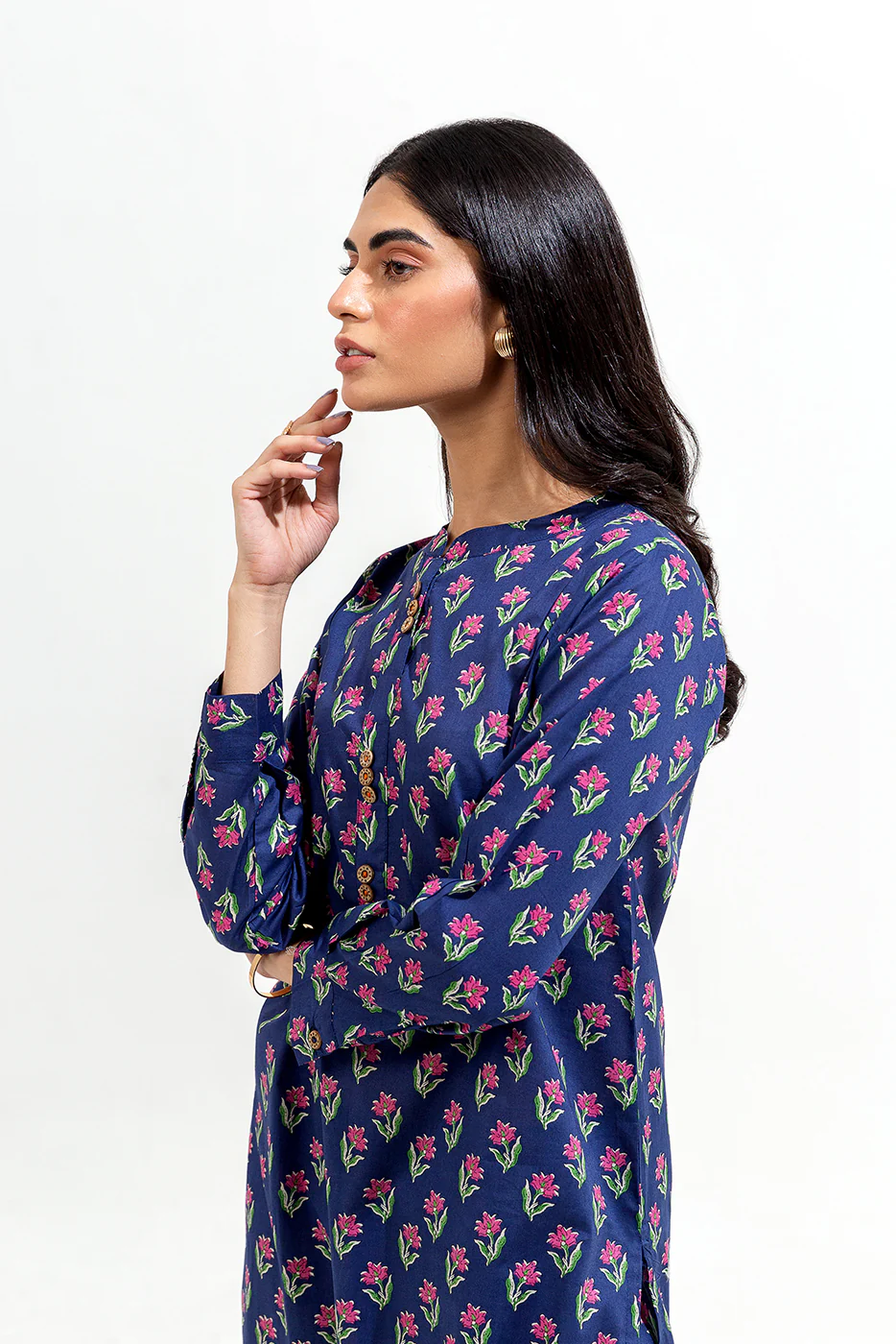 2 PIECE PRINTED LAWN SUIT (PRET) - Image 3