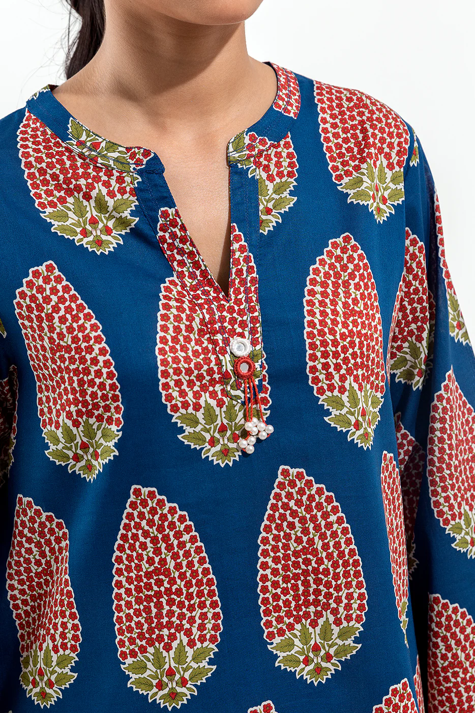 PRINTED LAWN SHIRT (PRET) - Image 4