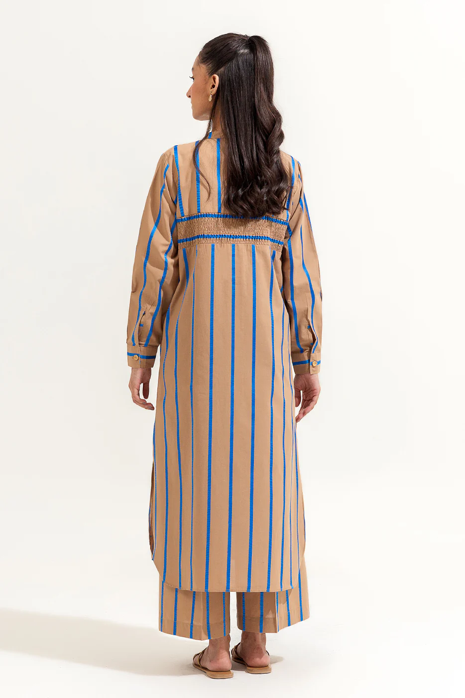 2 PIECE BASIC YARN DYED SUIT (PRET) - Image 3