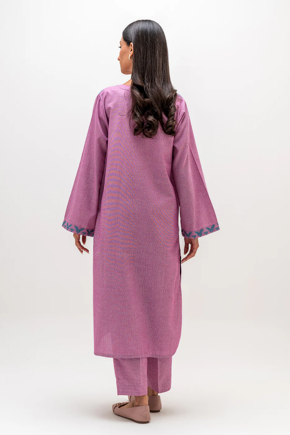 2 PIECE EMBROIDERED KARANDI SUIT (PRET) - Image 3