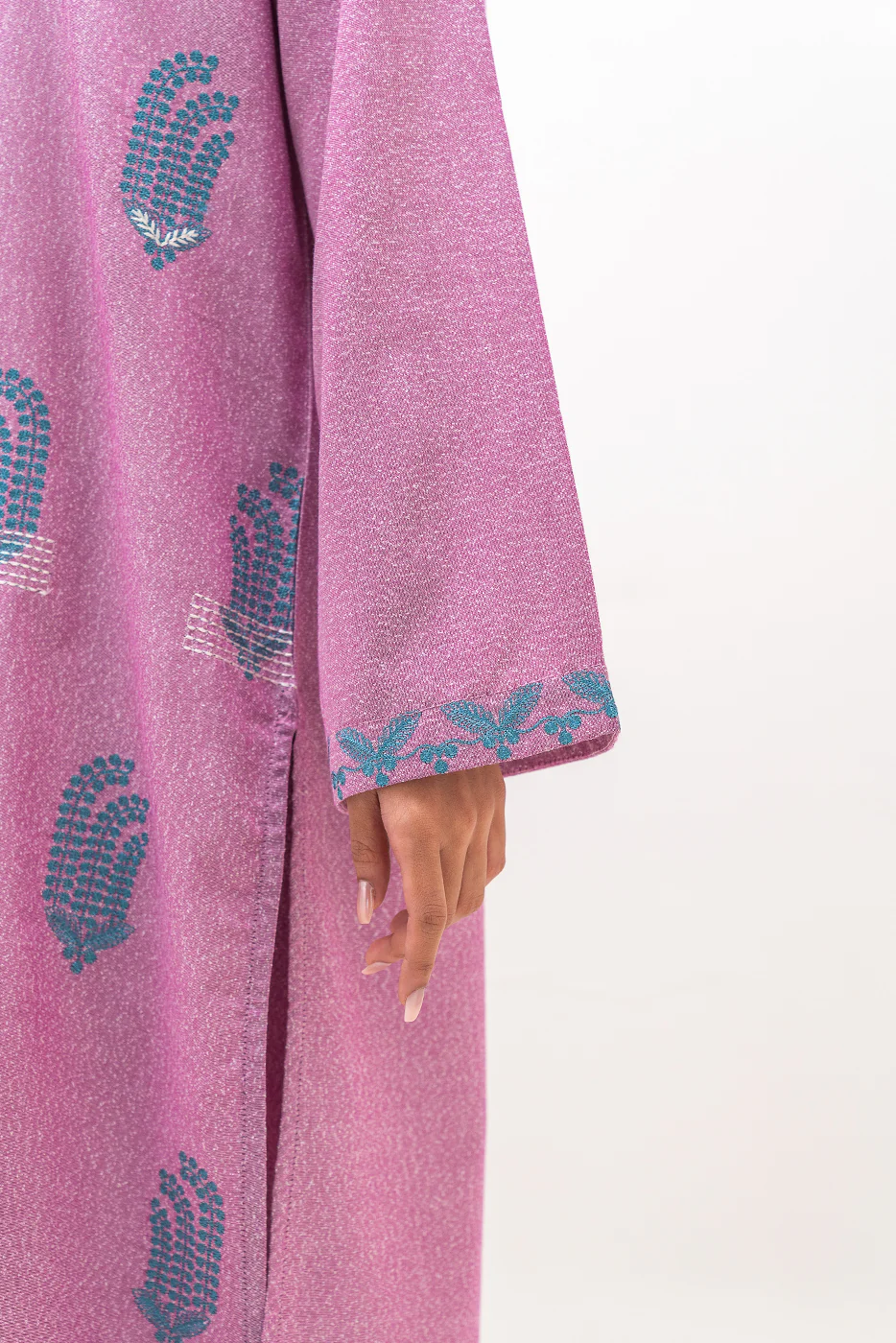 2 PIECE EMBROIDERED KARANDI SUIT (PRET) - Image 5