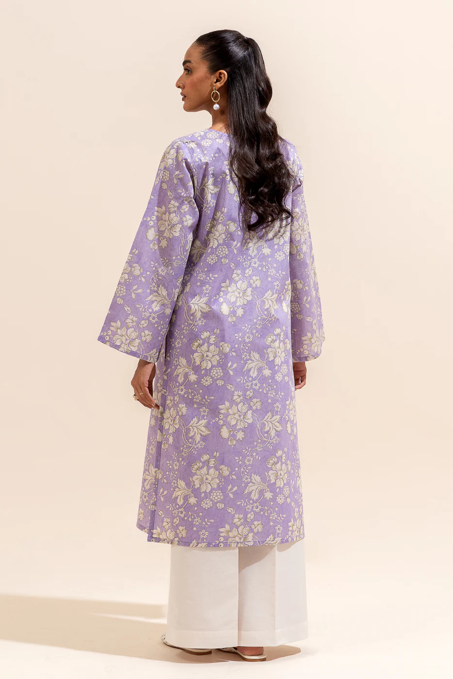 1 PIECE PRINTED LAWN SHIRT-LILAC WHISPER (UNSTITCHED) - Image 2