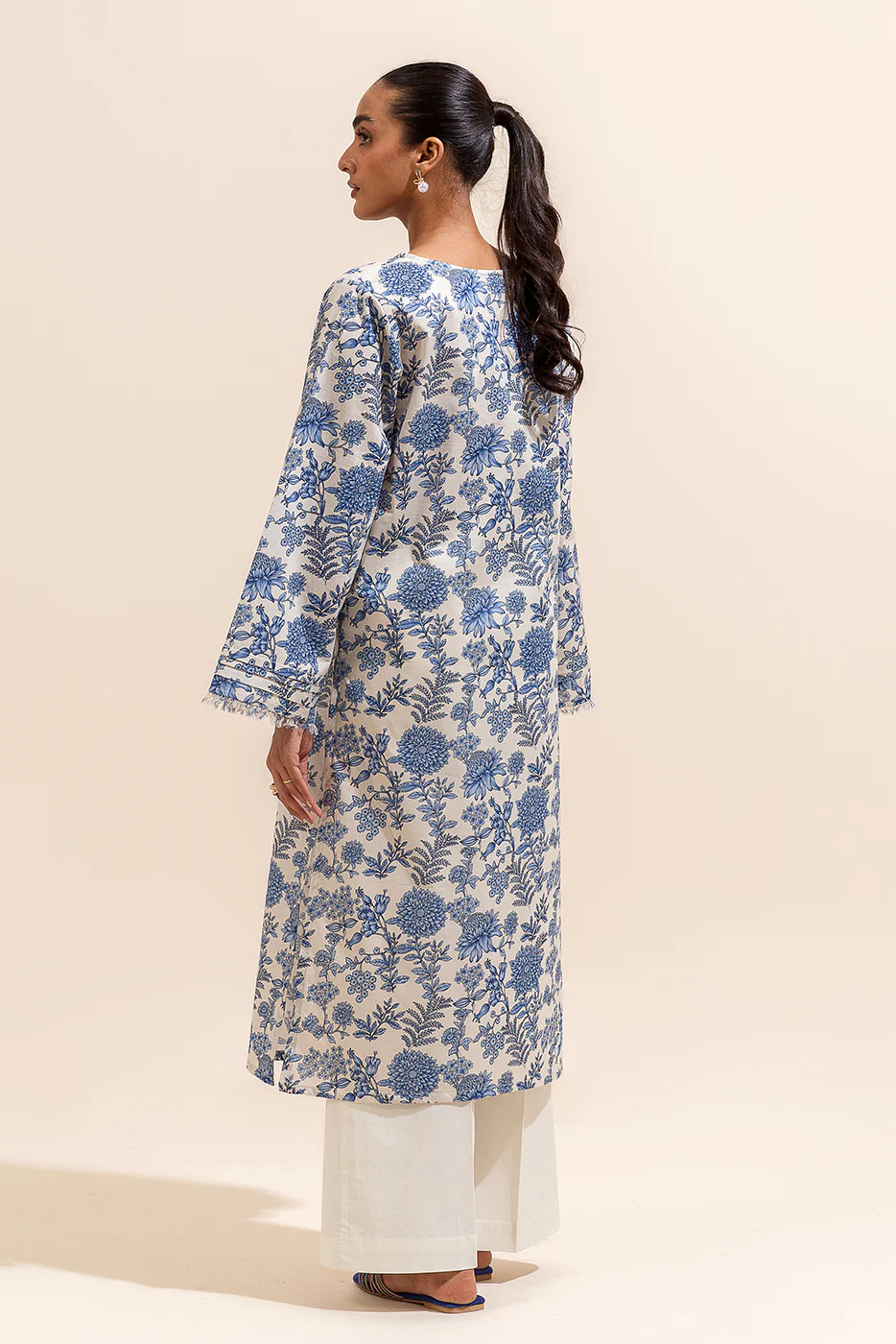 1 PIECE PRINTED LAWN SHIRT-MIDNIGHT PEARL (UNSTITCHED) - Image 2