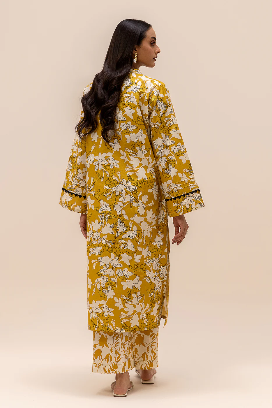 2 PIECE PRINTED LAWN SUIT-DANDELION CHARM (UNSTITCHED) - Image 3