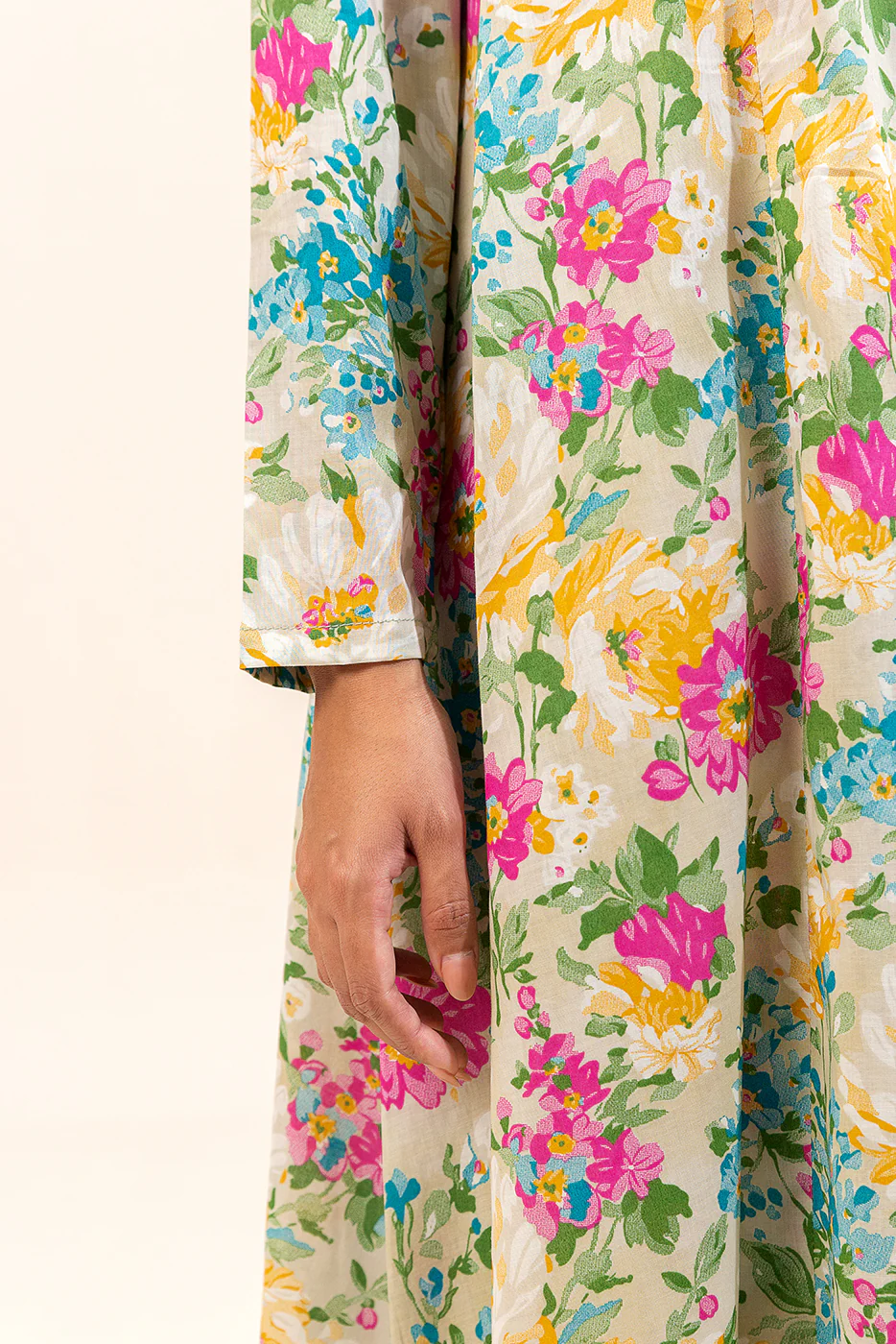 2 PIECE PRINTED LAWN SUIT-IRENIC BLUSH (UNSTITCHED) - Image 6