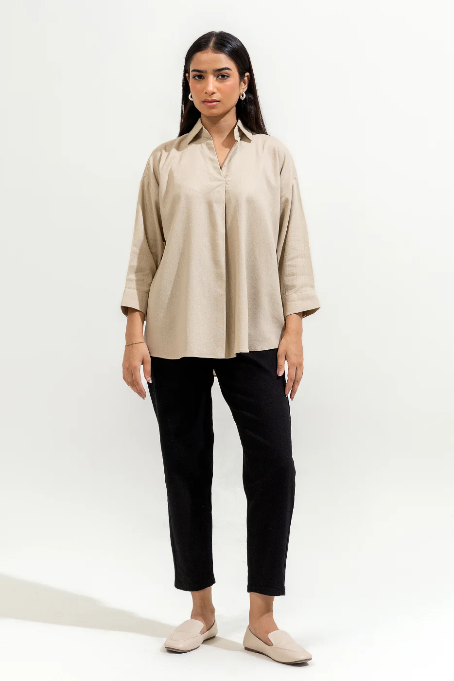LOOSE FIT COLLAR SHIRT - Image 5
