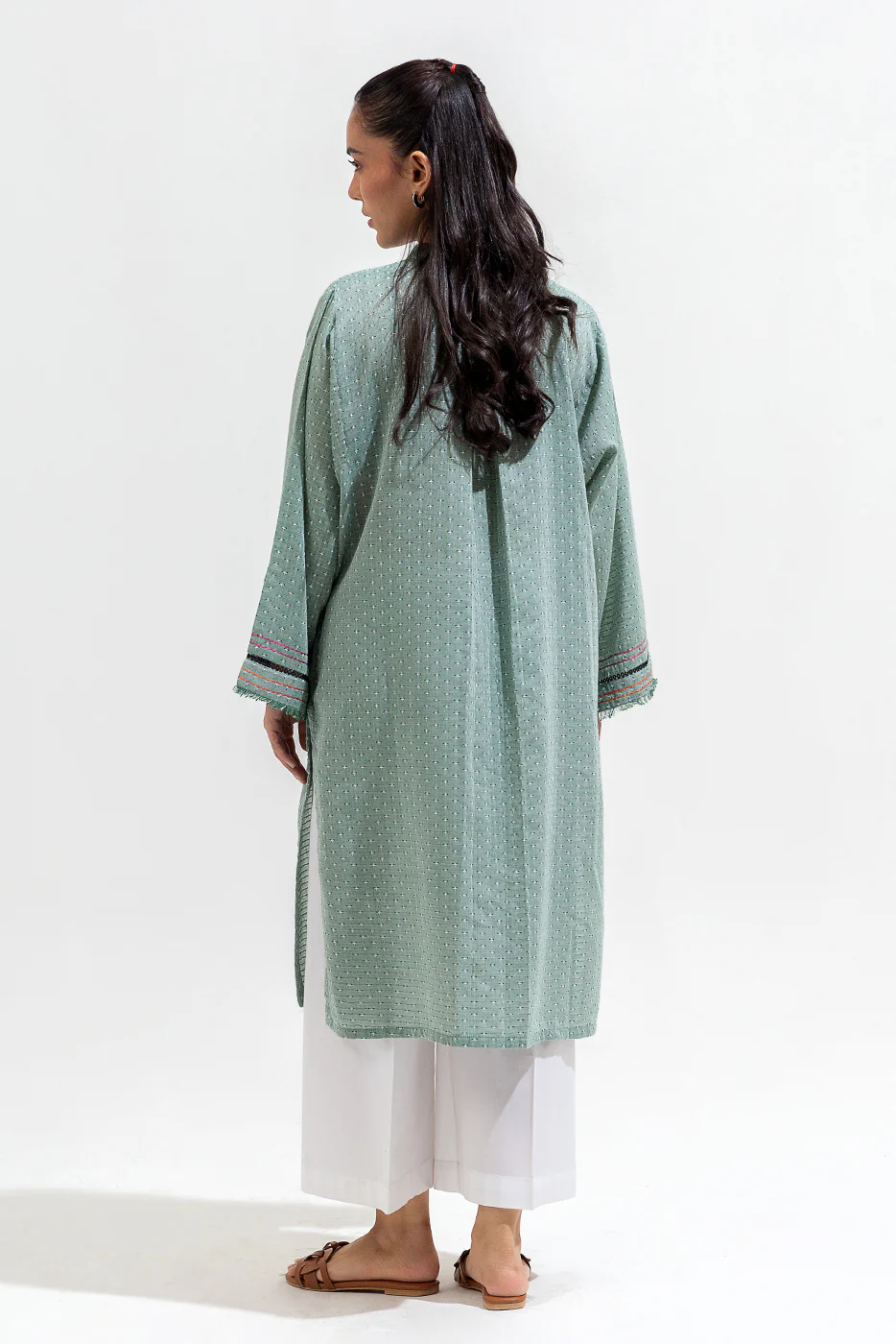 BASIC YARN DYED SHIRT (PRET) - Image 3
