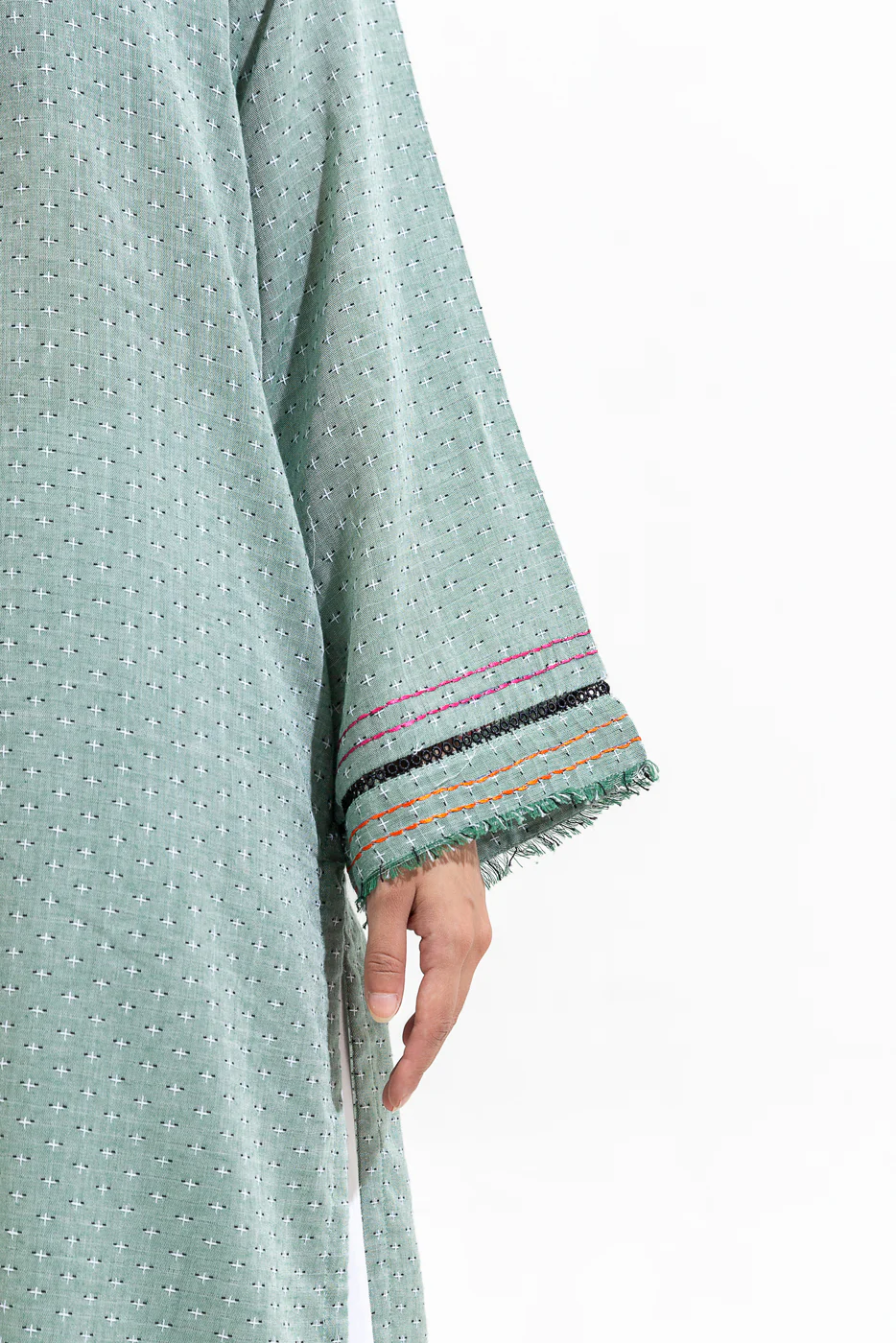BASIC YARN DYED SHIRT (PRET) - Image 5