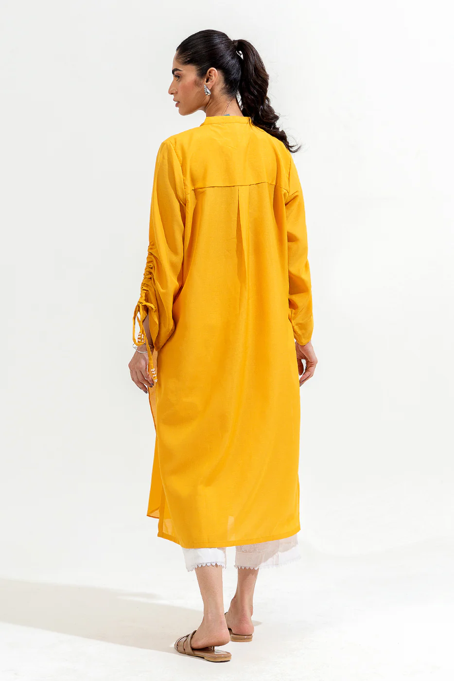 BASIC YARN DYED SHIRT (PRET) - Image 4