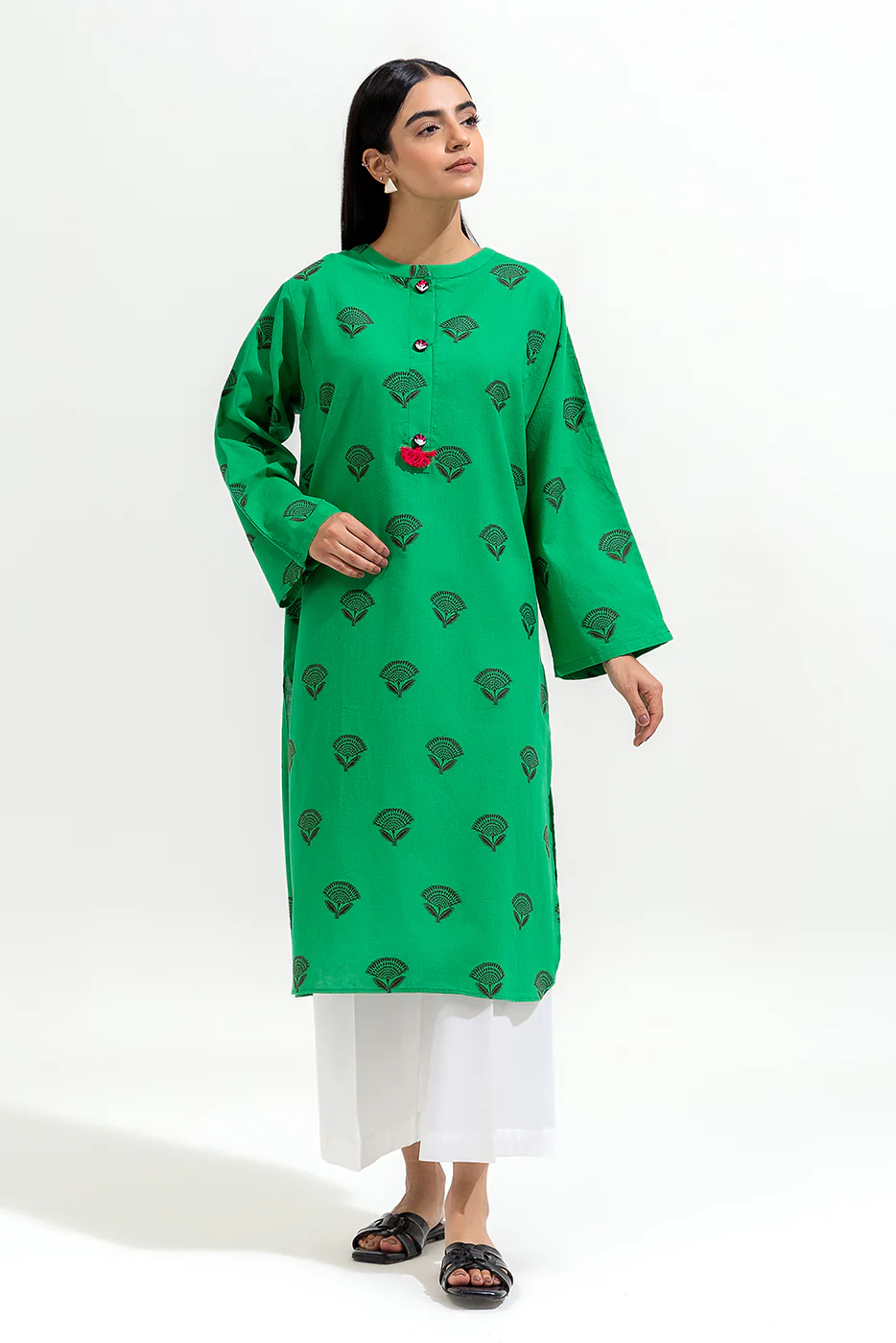 BASIC JACQUARD SHIRT (PRET) - Image 2