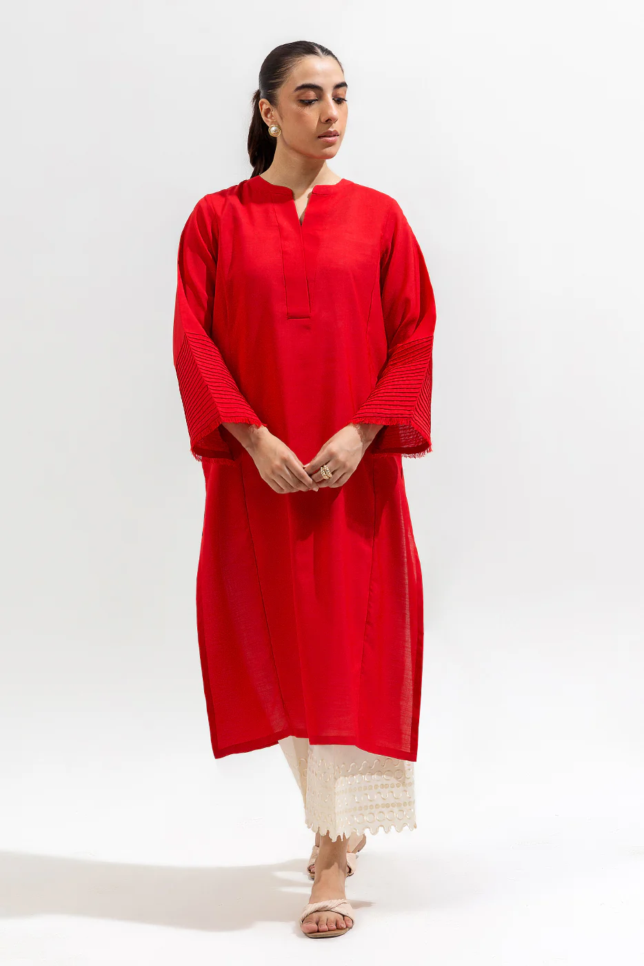 BASIC YARN DYED SHIRT (PRET) - Image 2