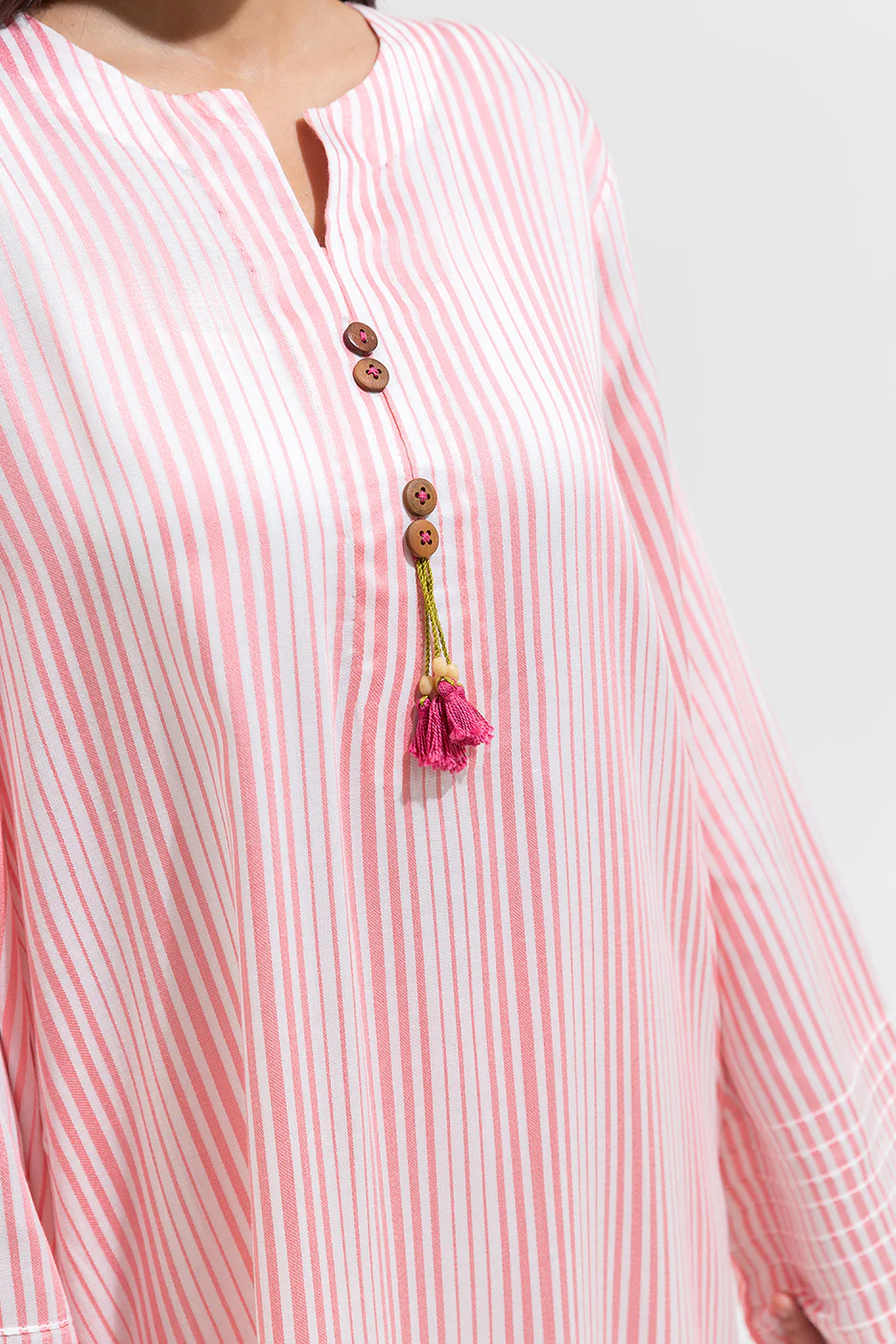 2 PIECE BASIC YARN DYED SUIT (PRET) - Image 4