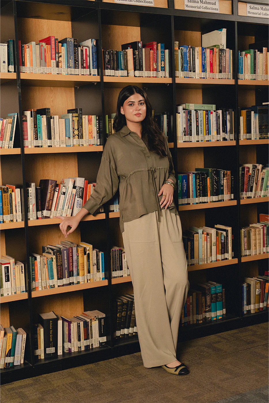 BUTTON-THROUGH ADJUSTABLE WAIST TOP - Image 2