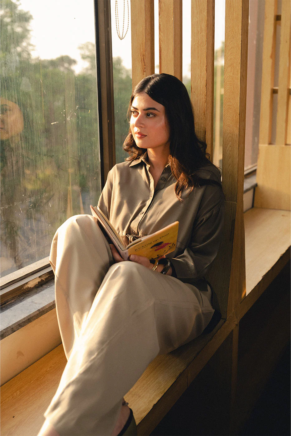 BUTTON-THROUGH ADJUSTABLE WAIST TOP - Image 4