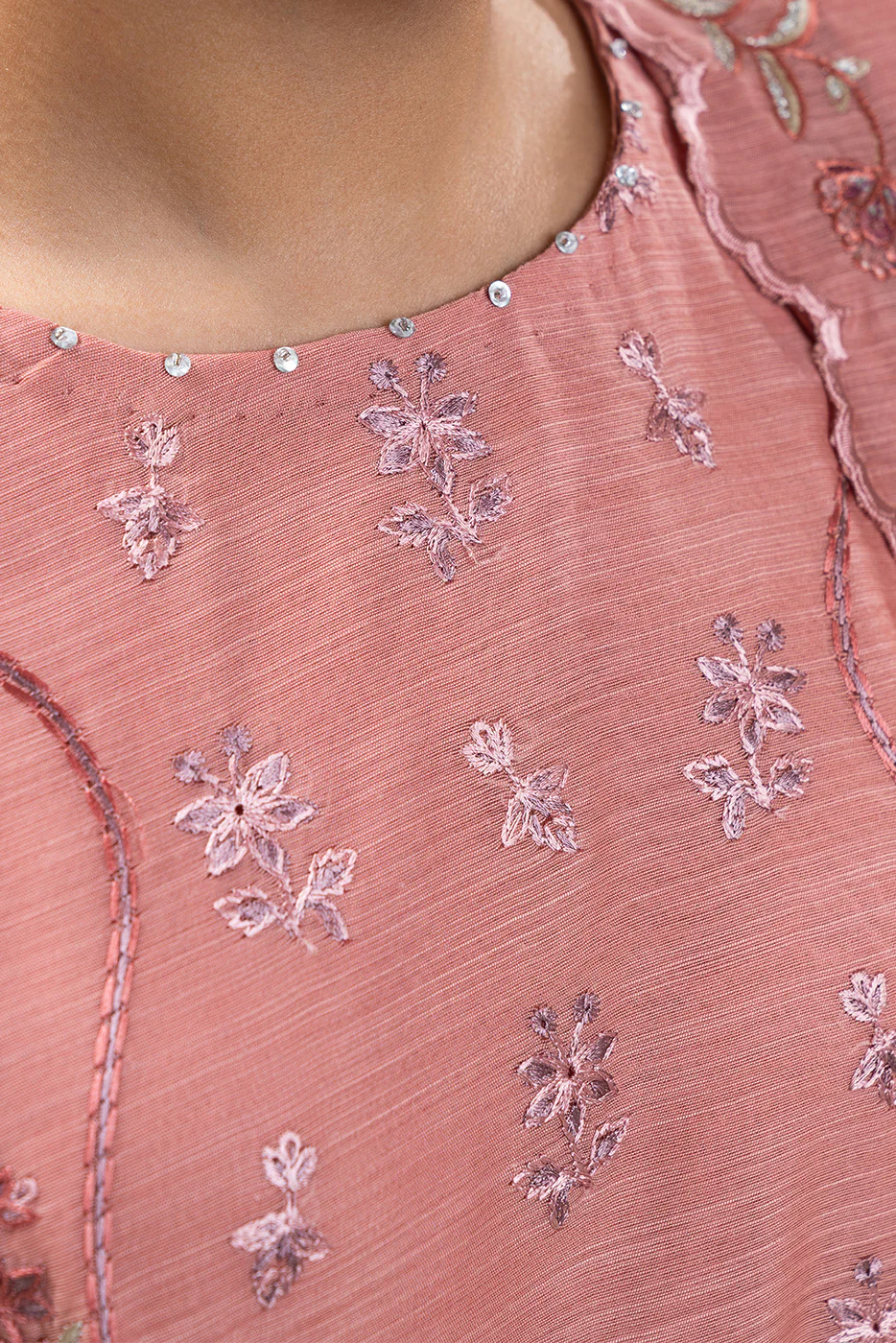 3 PIECE EMBROIDERED MONARK SUIT (LUXURY-PRET) - Image 5