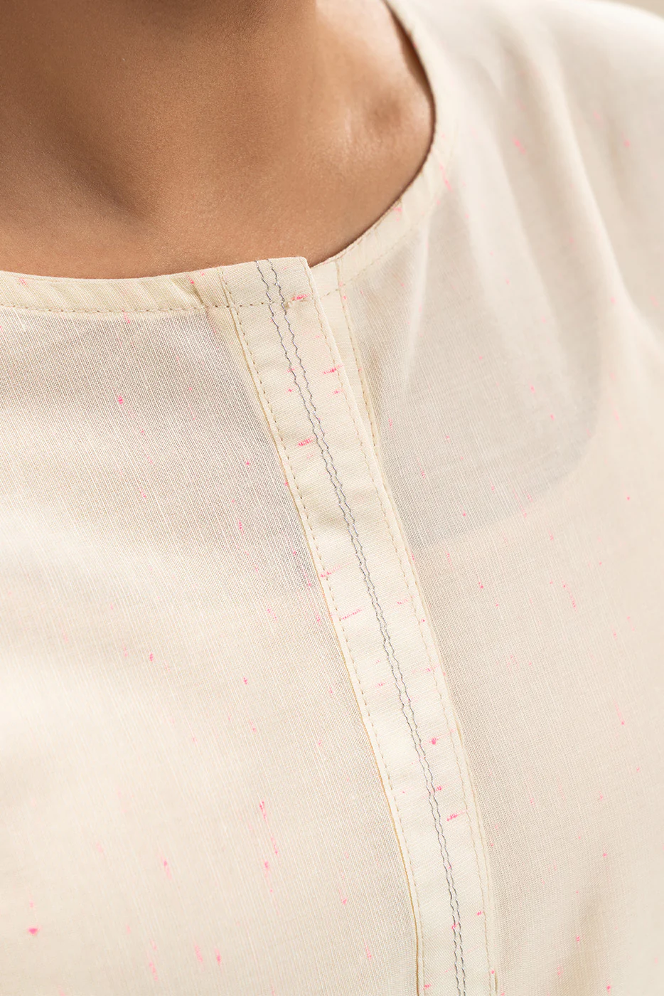 2 PIECE EMBROIDERED NEON NEPS SUIT (PRET) - Image 5