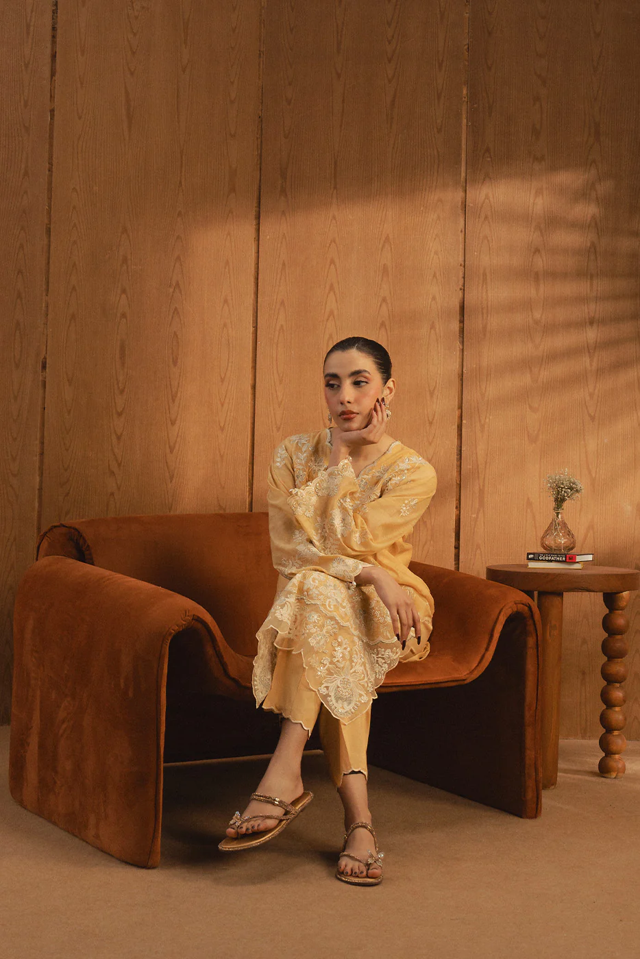 2 PIECE EMBROIDERED MONARK SUIT (LUXURY PRET) - Image 3