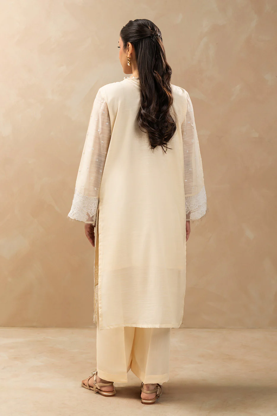 2 PIECE EMBROIDERED MONARK SUIT (LUXURY-PRET) - Image 5
