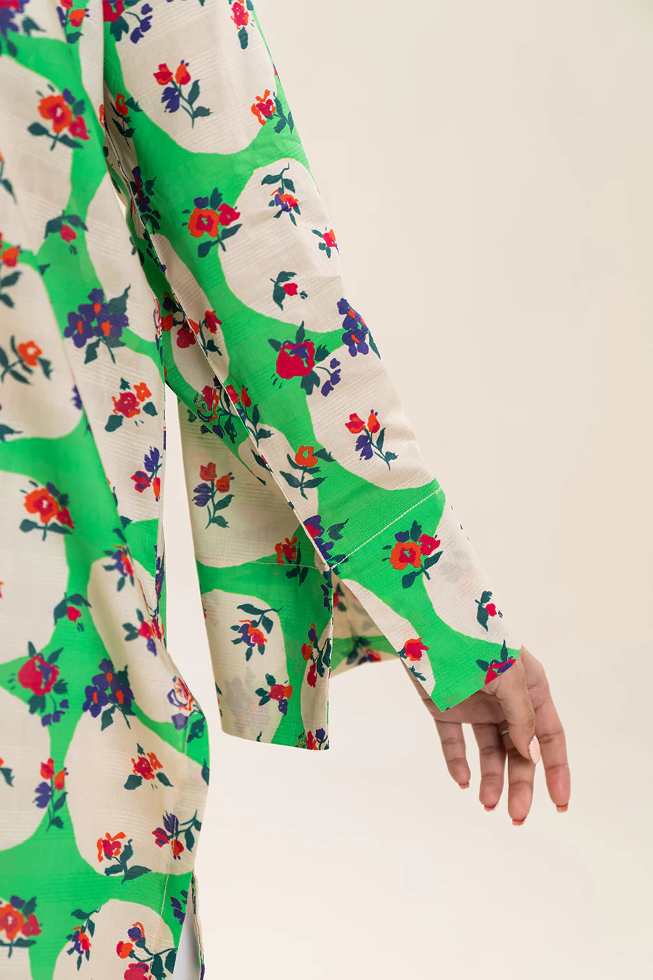 PRINTED DORIA LAWN SHIRT (PRET) - Image 6