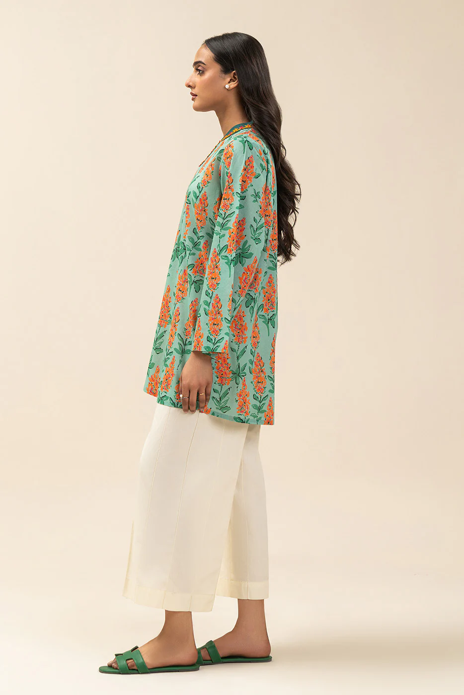 PRINTED LAWN SHIRT (PRET) - Image 3