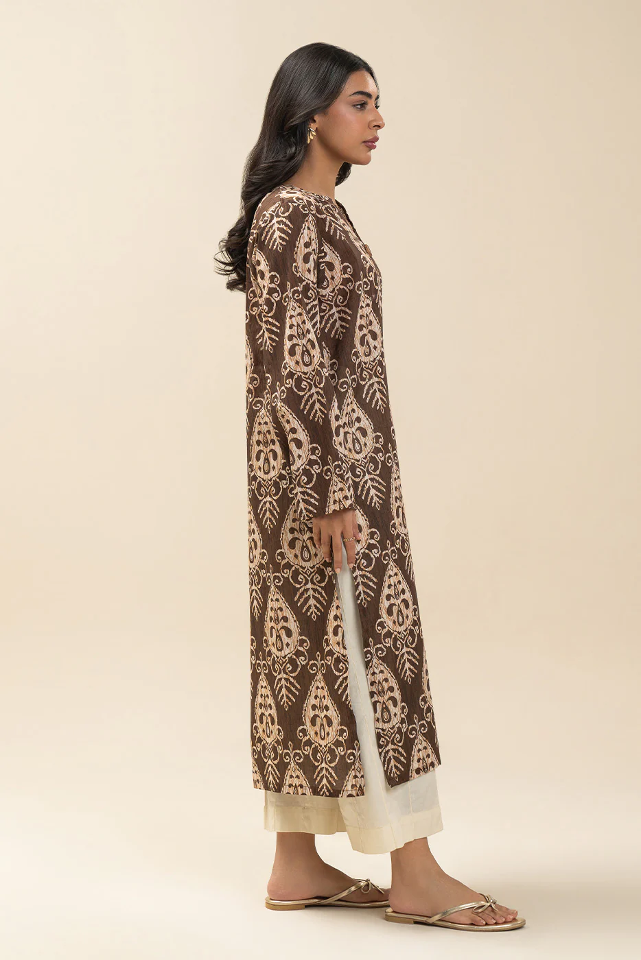 PRINTED LAWN SHIRT (PRET) - Image 3