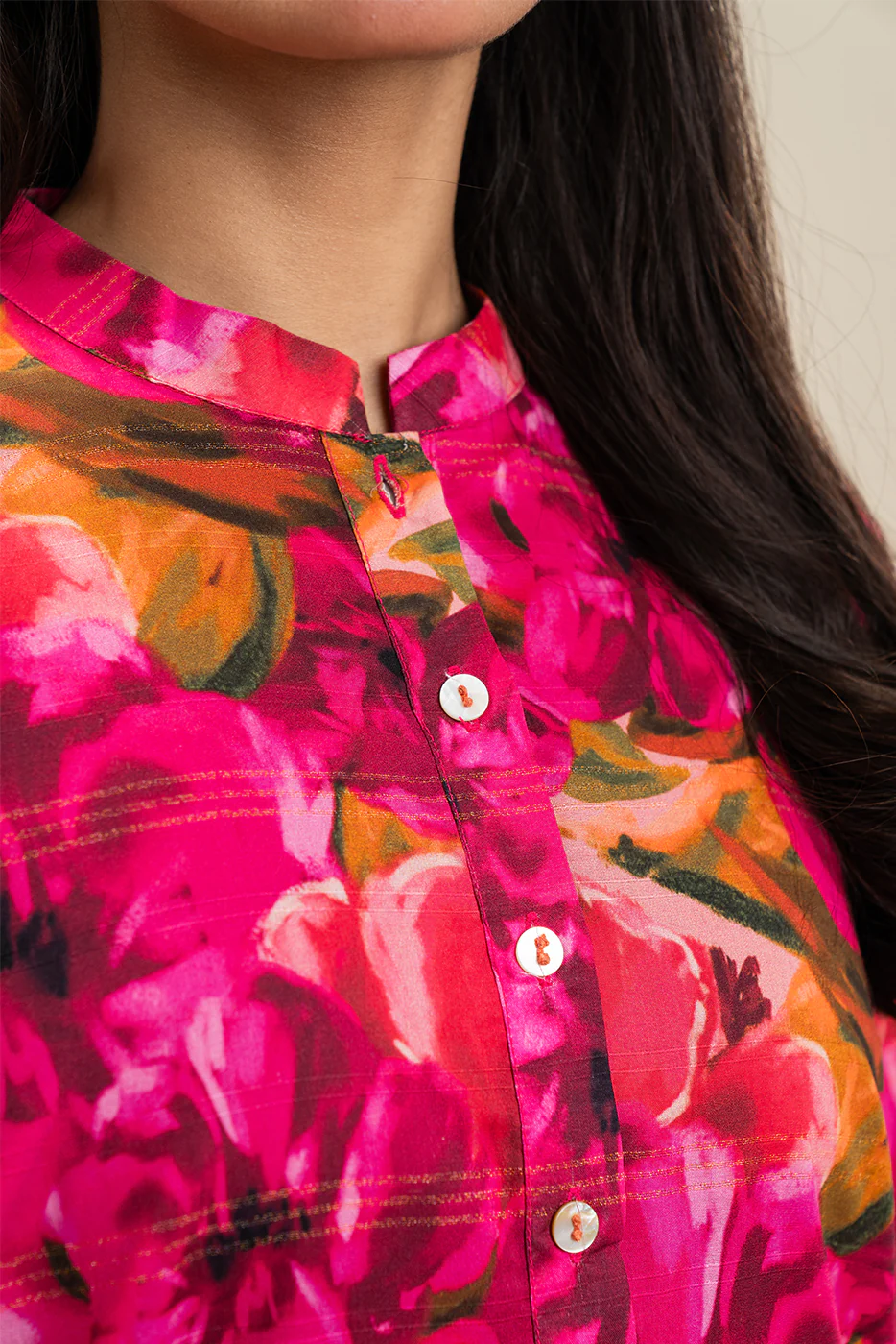 2 PIECE PRINTED DORIA LAWN SUIT (PRET) - Image 3
