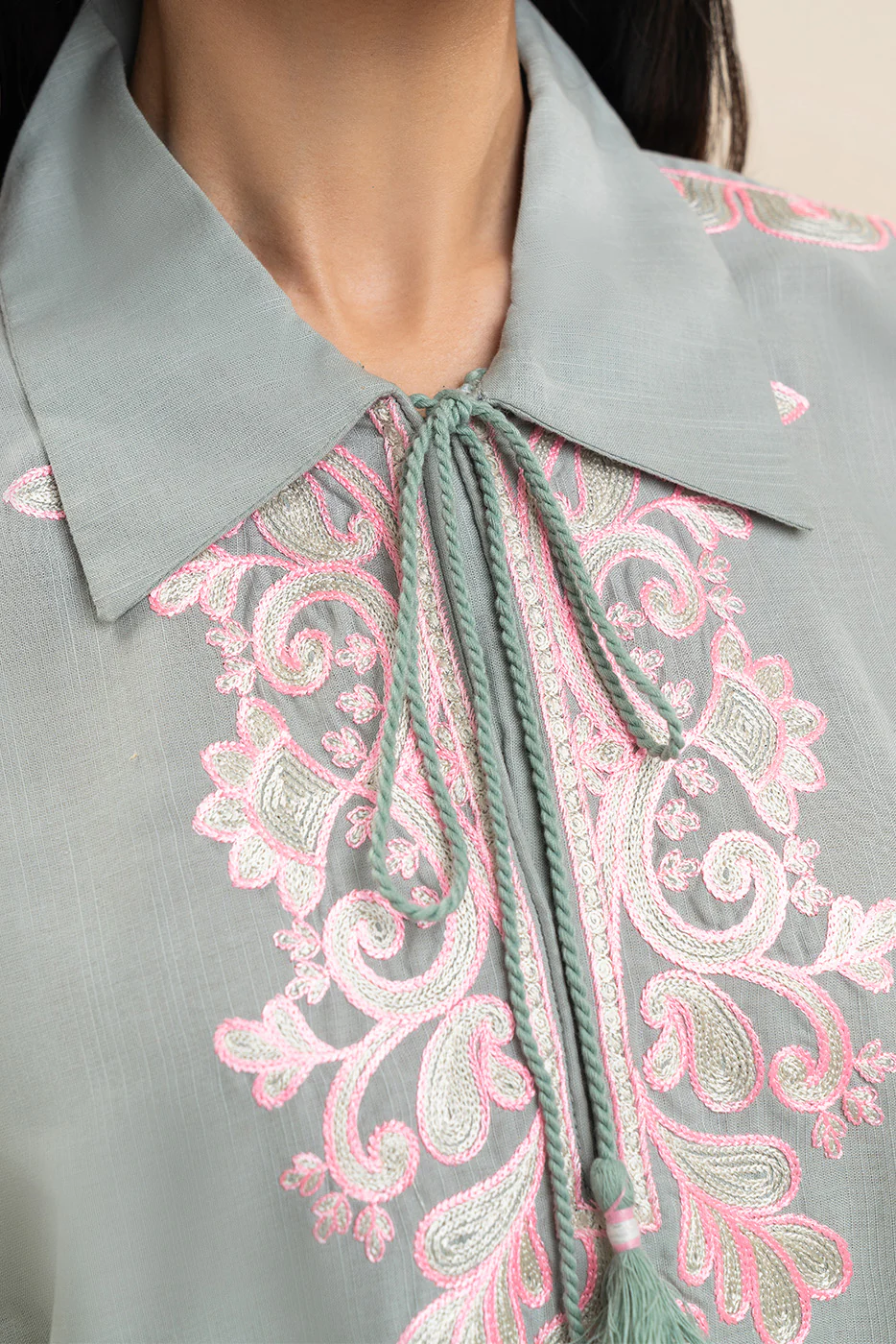 EMBROIDERED CO-ORD SET (FUSION) - Image 5