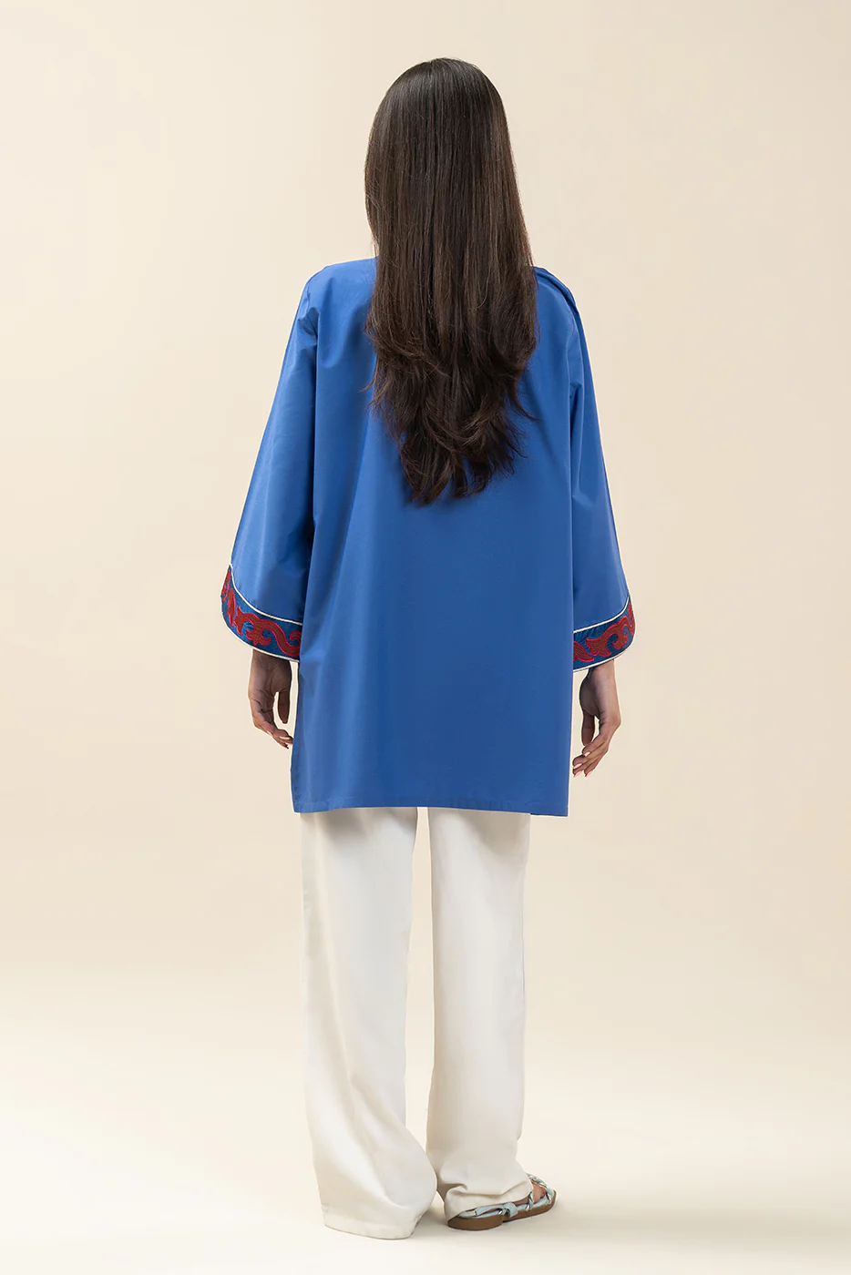 EMBROIDERED COTTON TOP (PRET) - Image 4