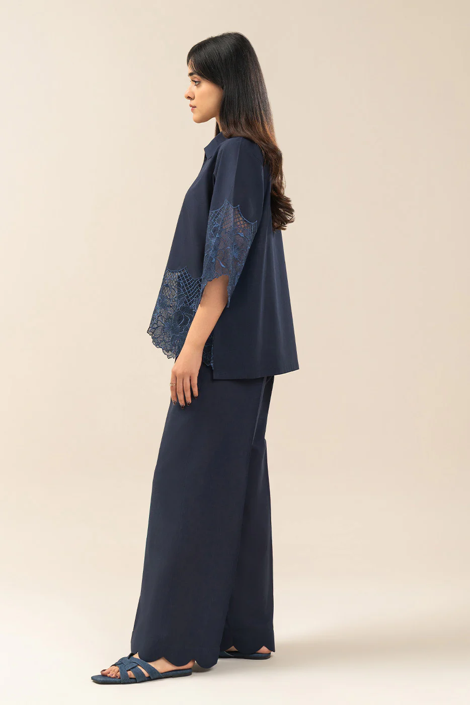EMBROIDERED CO-ORD SET (FUSION) - Image 4