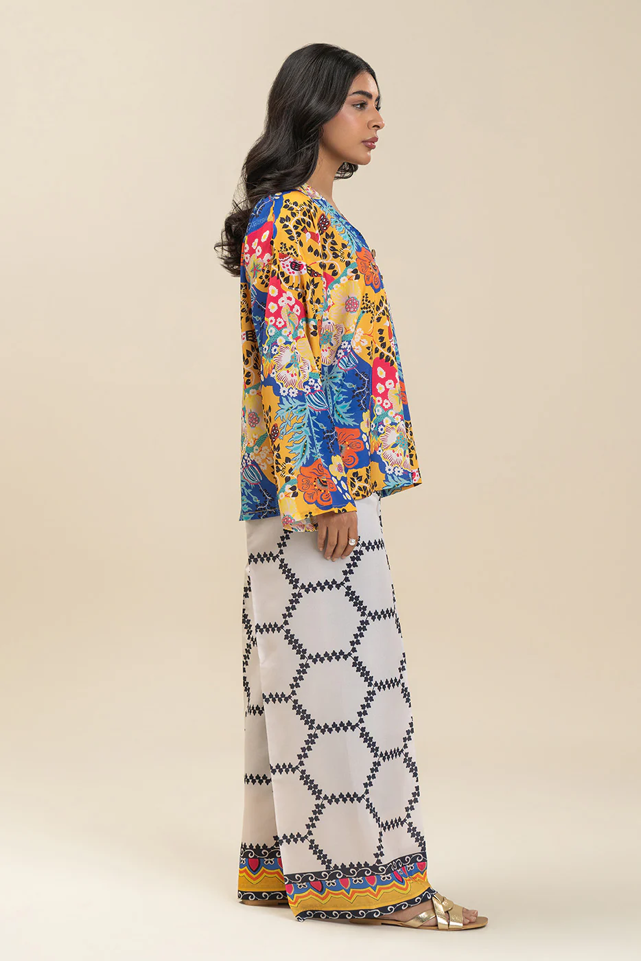 2 PIECE PRINTED DP POLY SUIT (FUSION) - Image 3
