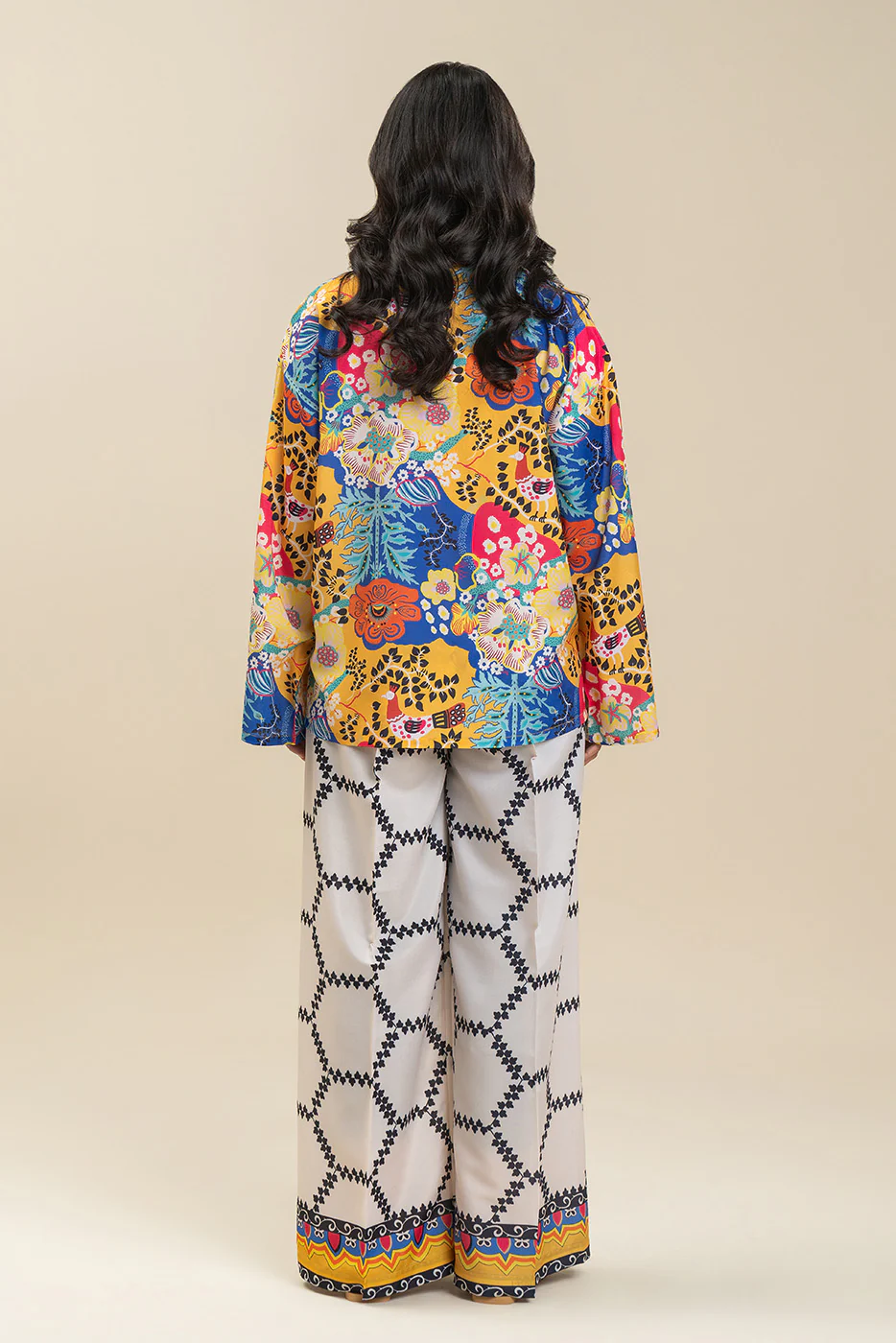 2 PIECE PRINTED DP POLY SUIT (FUSION) - Image 4