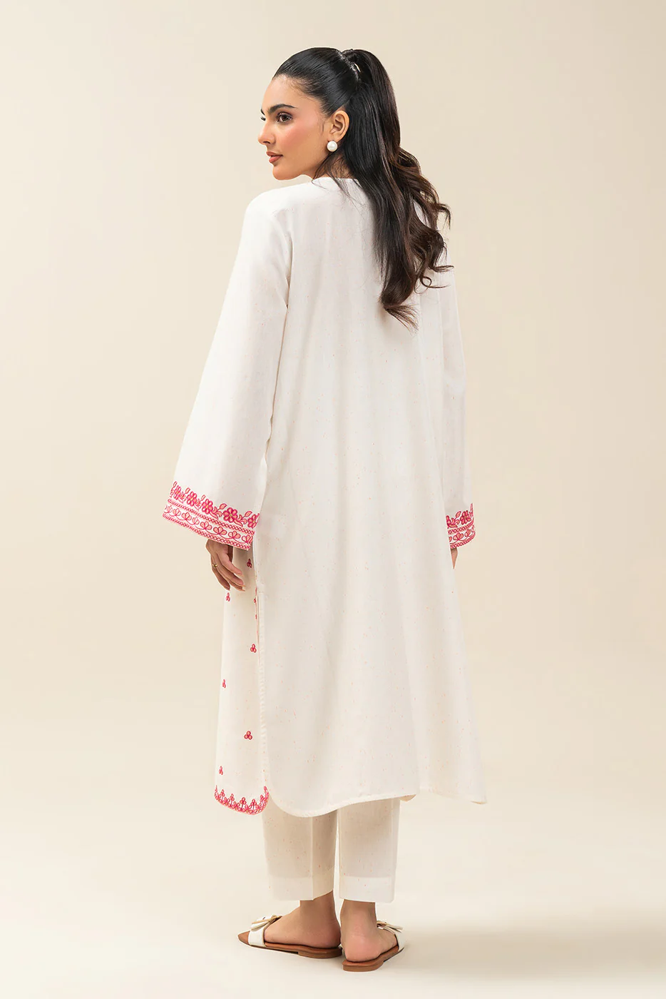 2 PIECE EMBROIDERED NEON NEPS SUIT (PRET) - Image 4