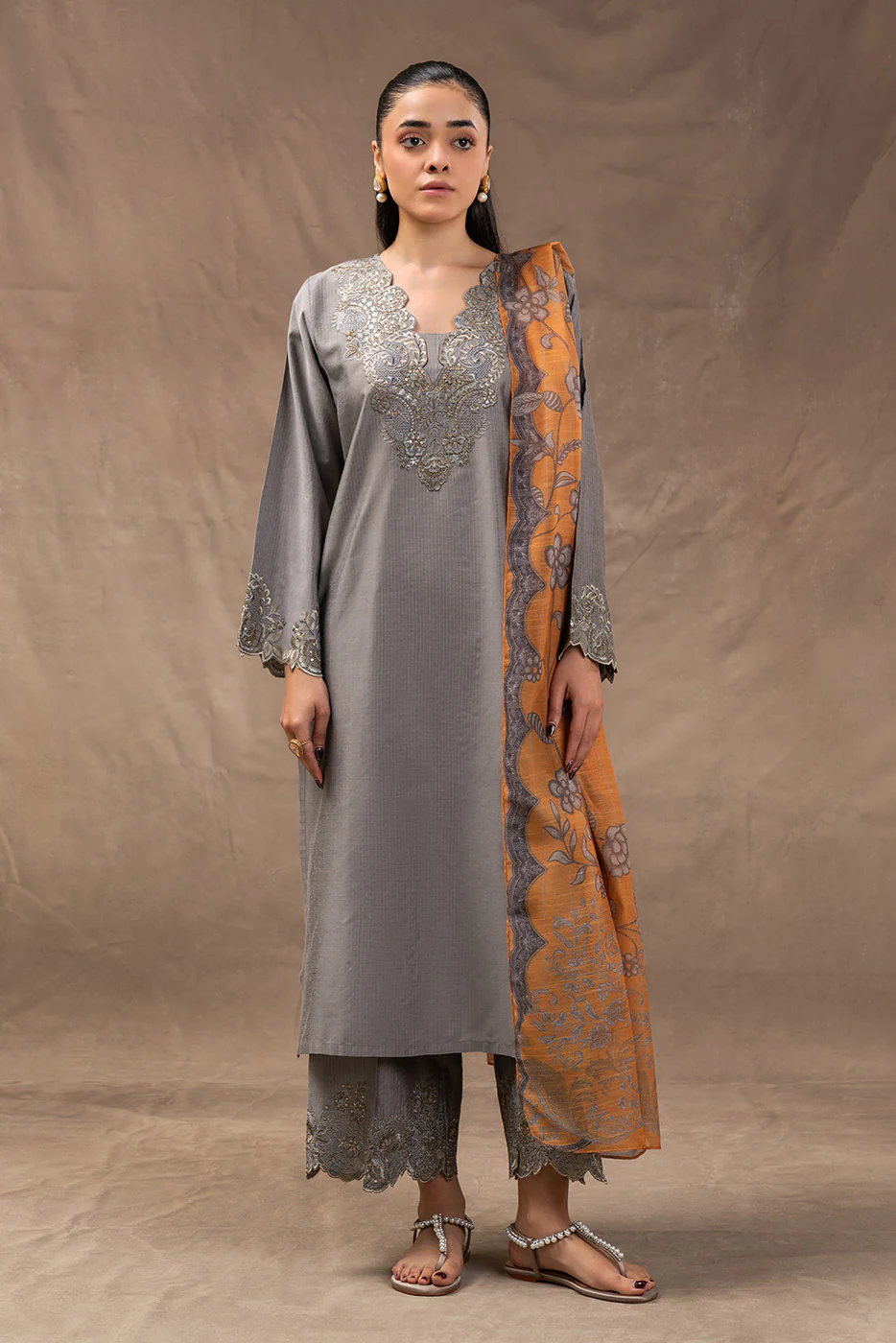 3 PIECE EMBROIDERED MISSOURI SUIT (HIGH CASUAL) - Image 2