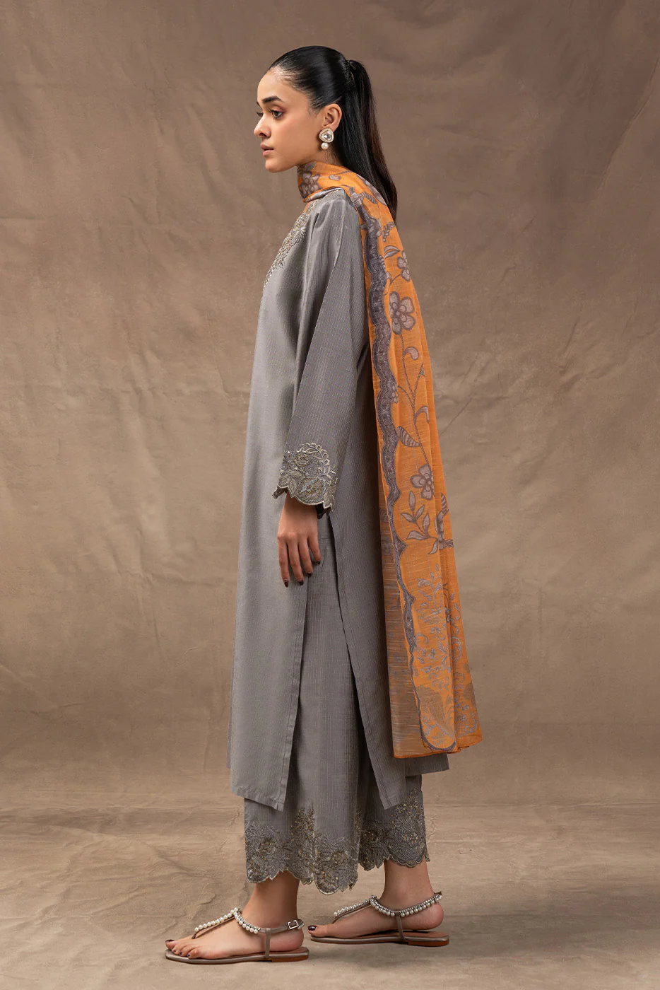 3 PIECE EMBROIDERED MISSOURI SUIT (HIGH CASUAL) - Image 4