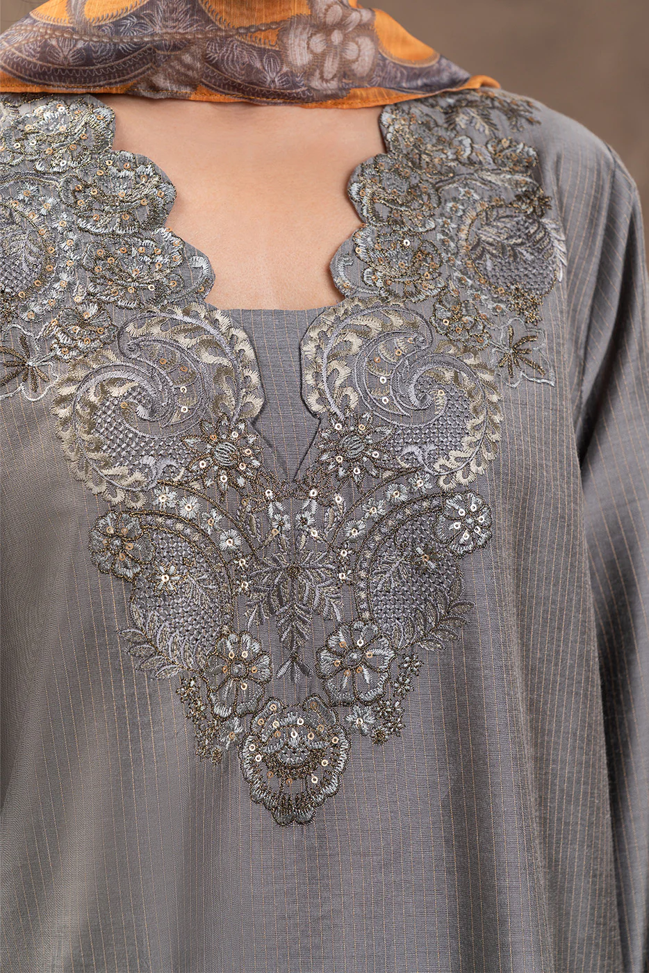 3 PIECE EMBROIDERED MISSOURI SUIT (HIGH CASUAL) - Image 5