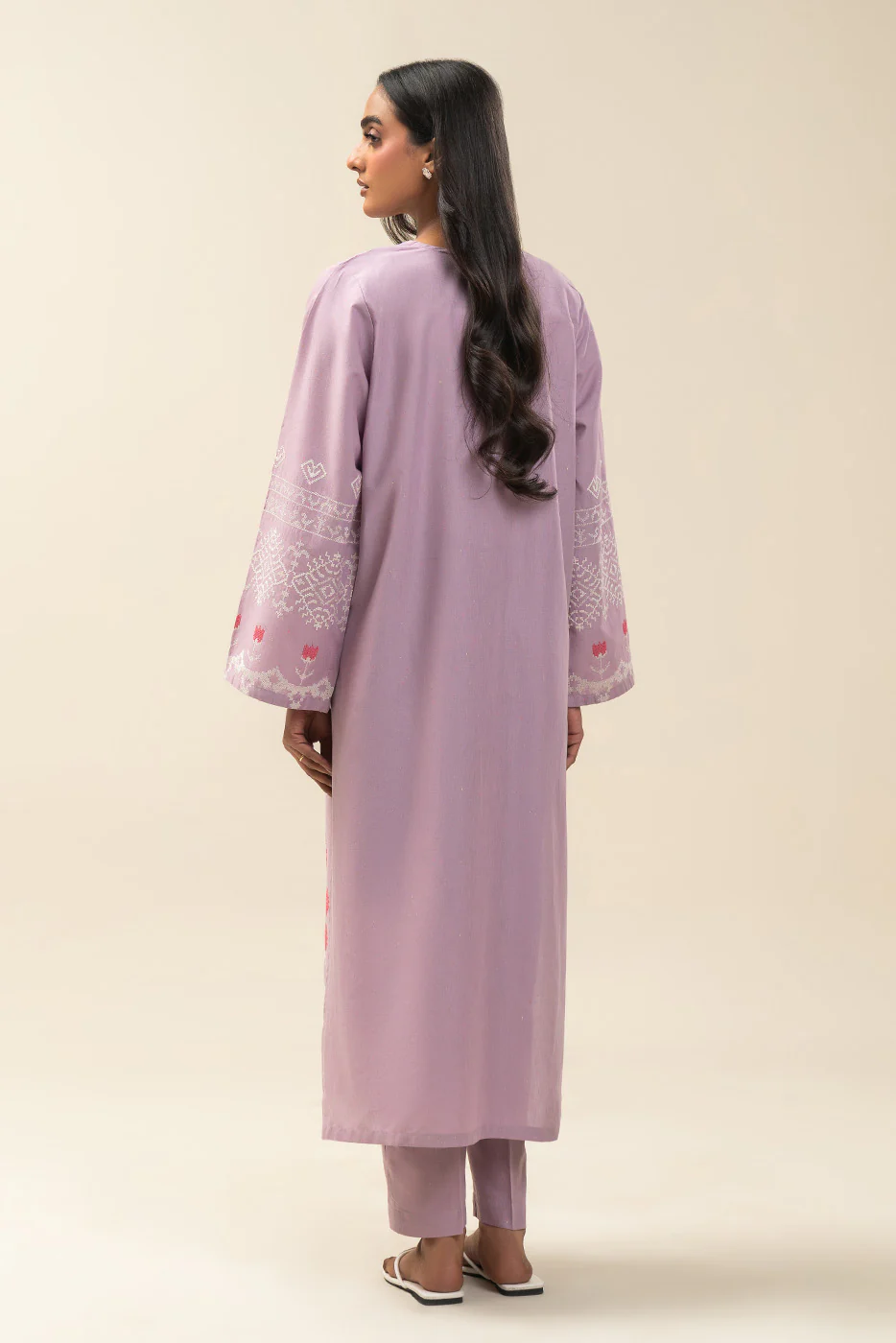 2 PIECE EMBROIDERED NEON NEPS SUIT (PRET) - Image 5