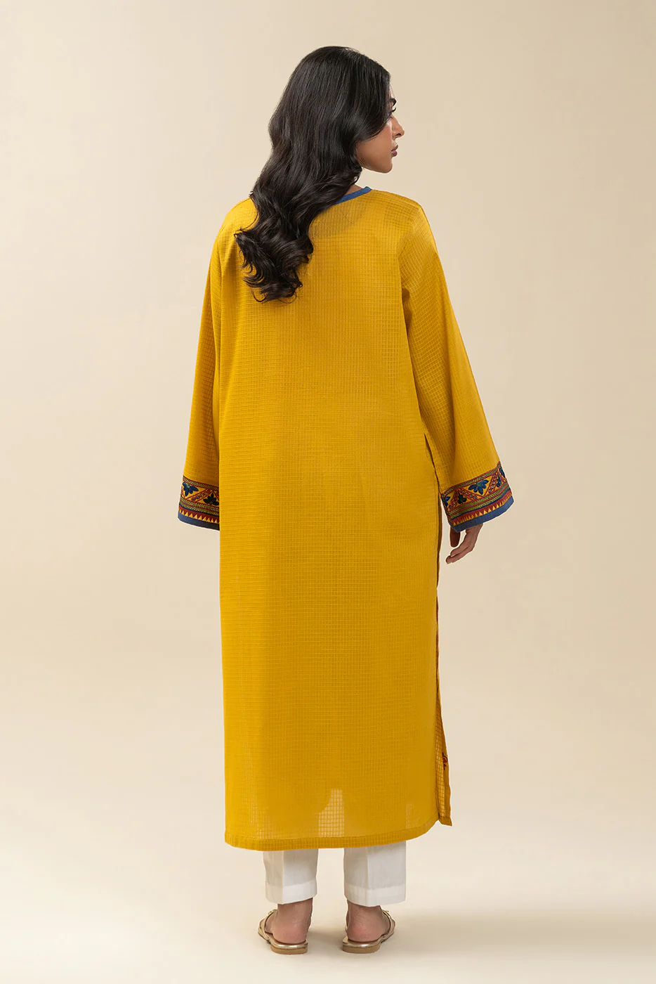 EMBROIDERED DORIA SHIRT (PRET) - Image 4