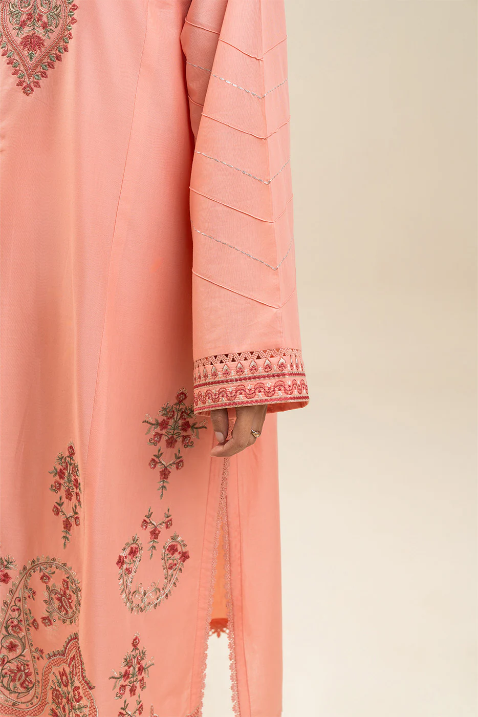 3 PIECE EMBROIDERED LAWN SUIT-ROYAL FANTASIA (UNSTITCHED) - Image 6
